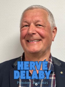 Hervé DELABY, Président Rotary Club de La Bassée-Les Weppes 2024-2025